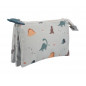 Estuche con 3 Compartimentos Dinos World-Tutete