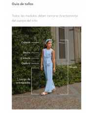 Vestido pichi desflecado niña verde botella-Abel & Lula