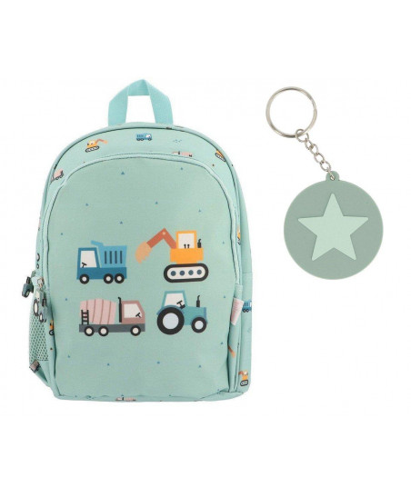 Mochila Mediana Trucks+ Llavero Personalizable-Tutete