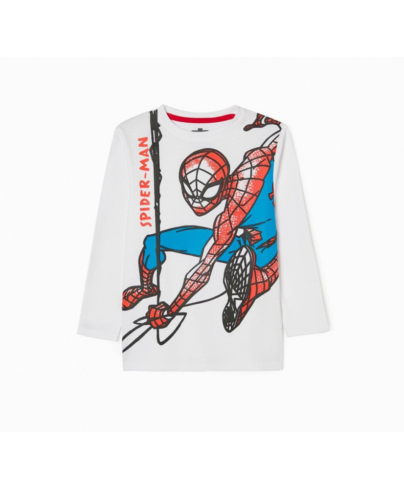 Camiseta Manga Larga Niño Spiderman Licencia-Zippy Camiseta Manga Larga Niño Spiderman Licencia-Zippy