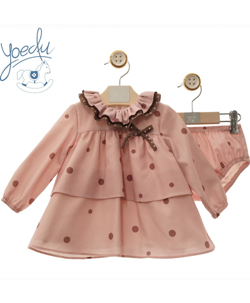 Vestido Bebé con Braguita Familia Pluto-Yoedu