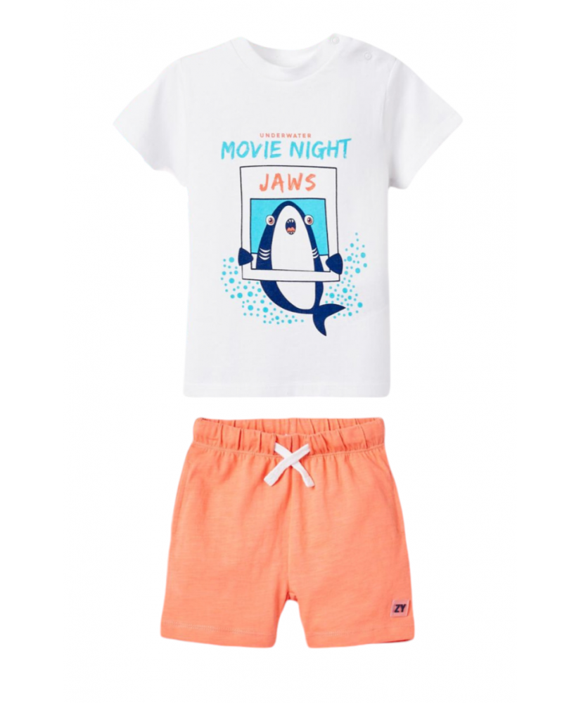 Conjunto Bebé Algodón Blanco-Zippy
