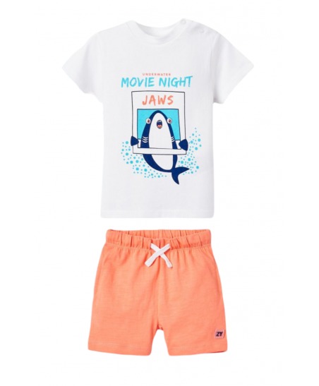 Conjunto Bebé Algodón Blanco-Zippy