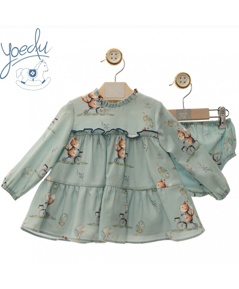 Vestido Bebé con Braguita Familia Peter Pan-Yoedu Vestido Bebé con Braguita Familia Peter Pan-Yoedu