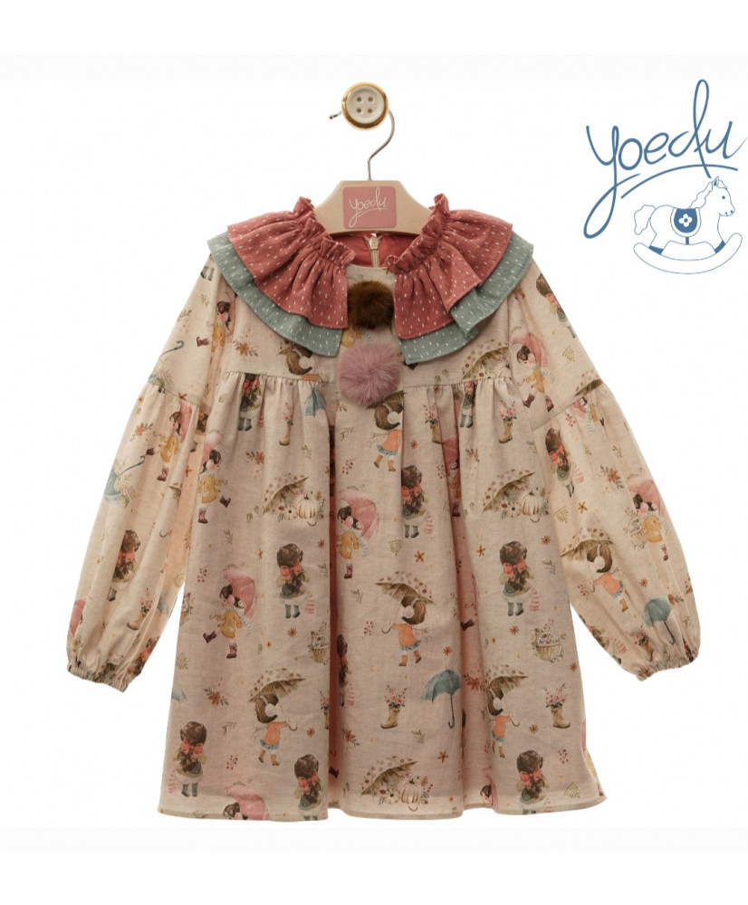 Vestido Infantil Familia Daisy-Yoedu