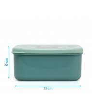 SET PORTA-ALIMENTOS 4 UNIDADES OSO VERDE SALVIA COLECCIÓN "HONEY"-Kiokids