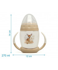 TAZA DE APRENDIZAJE STEP 1 CIERVO BEIGE-KIOKIDS