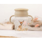 TAZA DE ENTRENAMIENTO STEP 3 CIERVO BEIGE 330ML-KIOKIDS