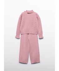 Conjunto pantalón tricot niña Rosa-Abel & Lula