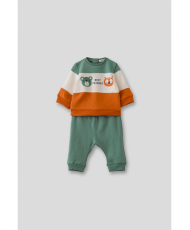 Conjunto recien nacido niño verde amazonas-Street Monkey