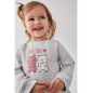 Conjunto recien nacido niña gris melange-Street Monkey Conjunto recien nacido niña gris melange-Street Monkey
