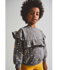 Conjunto Bebé Niña Gris Melange-Street Monkey