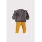 Conjunto Bebé Niña Gris Melange-Street Monkey