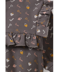 Conjunto Bebé Niña Gris Melange-Street Monkey