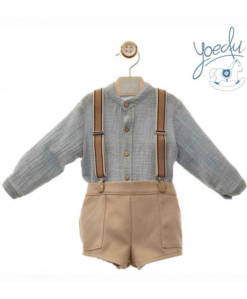 Conjunto Bebé con Tirantes Familia Pluto-Yoedu