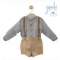 Conjunto Bebé con Tirantes Familia Pluto-Yoedu