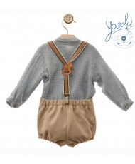 Conjunto Bebé con Tirantes Familia Pluto-Yoedu