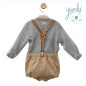 Conjunto Bebé con Tirantes Familia Pluto-Yoedu