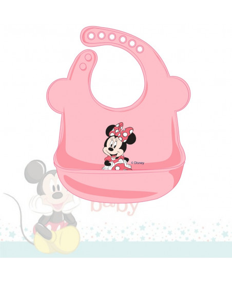 Babero Silicona Minnie Mouse-Disney