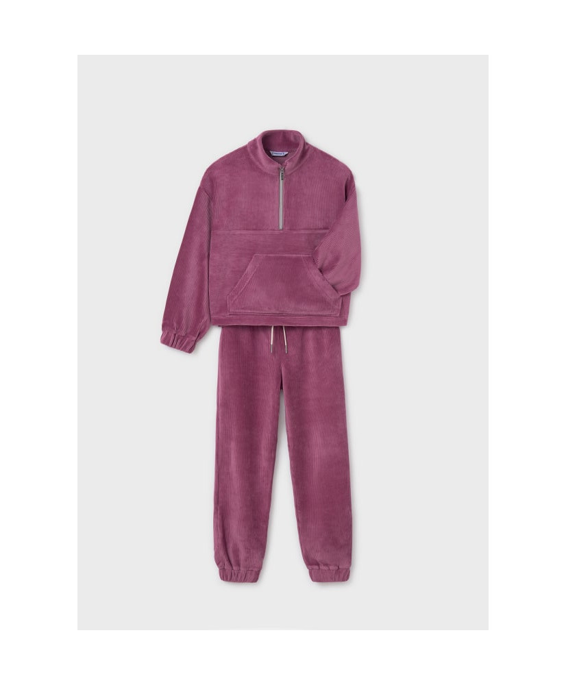 Chándal pana chica Malva-Mayoral Chándal pana chica Malva-Mayoral