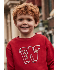 Sudadera hombro caído niño mate-Mayoral