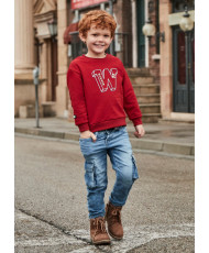 Sudadera hombro caído niño mate-Mayoral