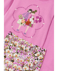 Conjunto legging estampado y camiseta niña camelia-Mayoral