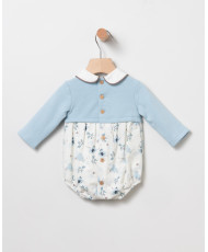 Ranita Estampado Pájaros Celeste-Coco Acqua