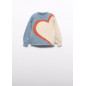 Jersey jacquard corazón niña-Abel & Lula