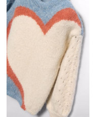 Jersey jacquard corazón niña-Abel & Lula