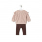 Conjunto de niña con osos y rayas pink-Tous Baby Conjunto de niña con osos y rayas pink-Tous Baby