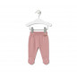 Conjunto de Punto de  Bebé Tricort a Rayas Rosa-Tous Baby