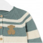 Conjunto de Punto de Bebé Tricot a Rayas Verde-Tous Baby