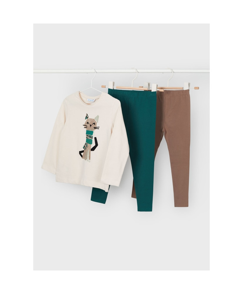 Conjunto 3 piezas gato niña-Mayoral Conjunto 3 piezas gato niña-Mayoral