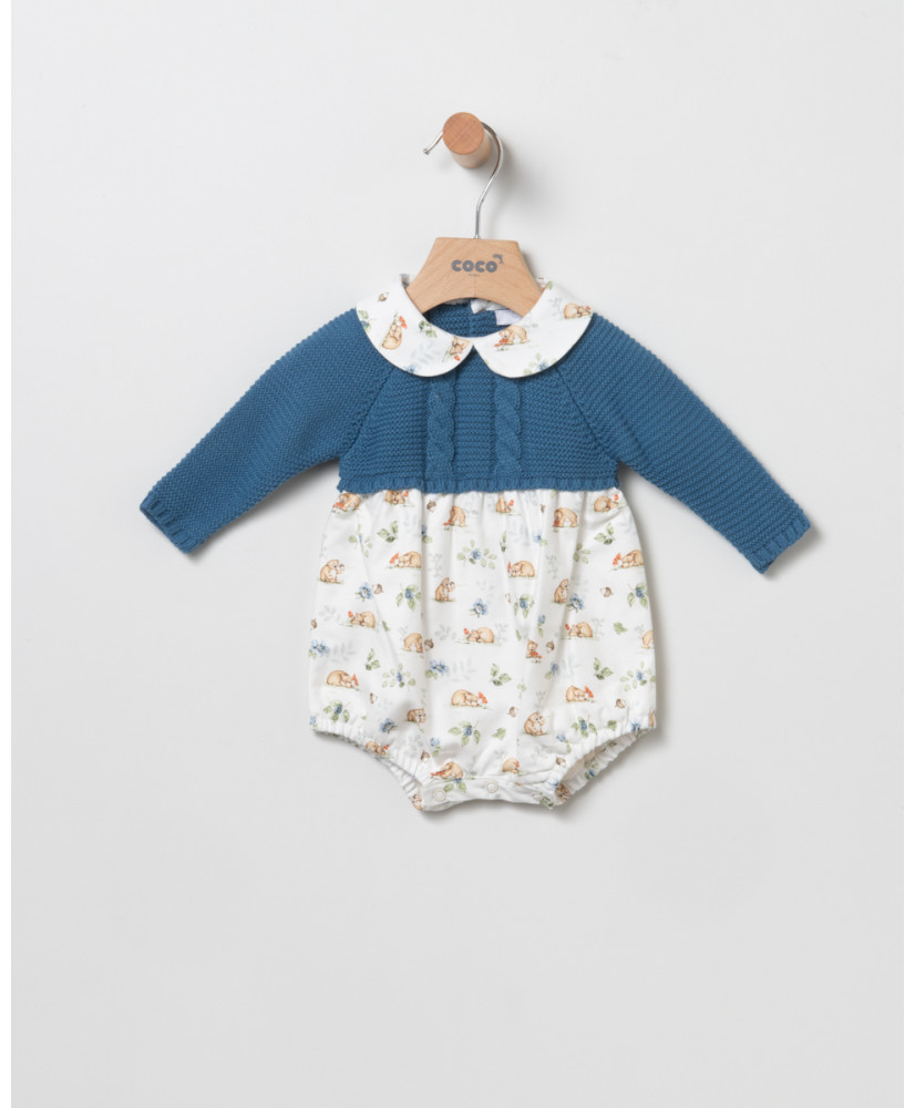Ranita Tricot Azulón-Coco Acqua