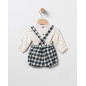 Camisa+Bloomer Cuadro Marino-Coco Acqua