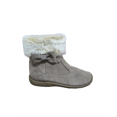 Bota Piel Niña pelo-Zapy