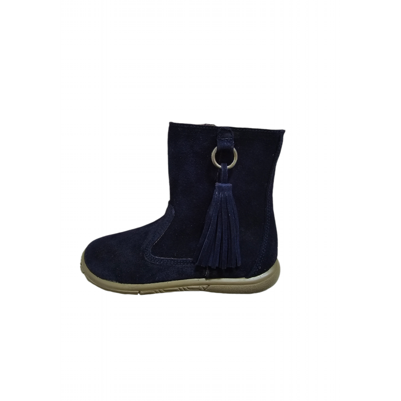 Botas Piel Niña Marino-Zapy