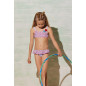 Bikini rayas volantes