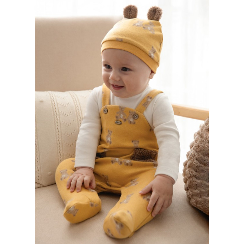 Pelele con gorro orejitas recién nacido Curry-Mayoral