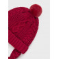 Set gorro y manoplas recién nacido Guinda-Mayoral