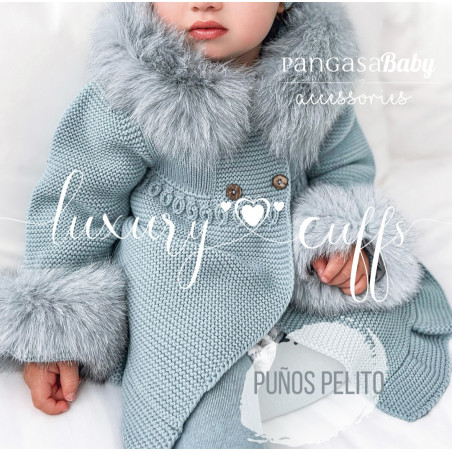 Puñitos Pelo Natural Celeste Empolvado-Pangasa