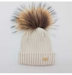Gorro Unisex con Pelo Natural-Monnuage