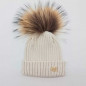 Gorro Unisex con Pelo Natural-Monnuage Gorro Unisex con Pelo Natural-Monnuage
