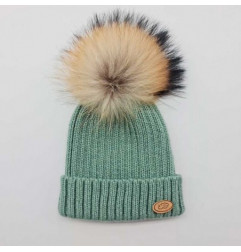 Gorro Unisex con Pelo Natural-Monnuage