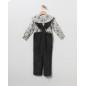 Blusa+Mono Flores Marino-Coco Acqua