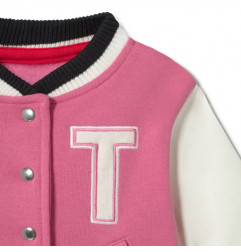 Chaqueta universitaria Casual rosa- Tous Baby
