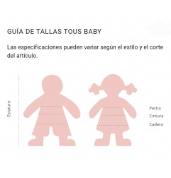 Chaqueta universitaria Casual rosa- Tous Baby