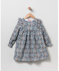Vestido Flores Petrol-Coco Acqua
