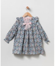 Vestido Flores Petrol-Coco Acqua
